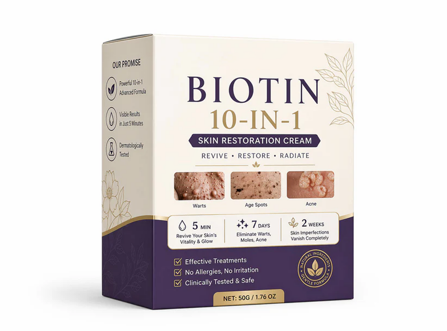 Biotin 10-in-1 Skin Restoration Cream 🍀